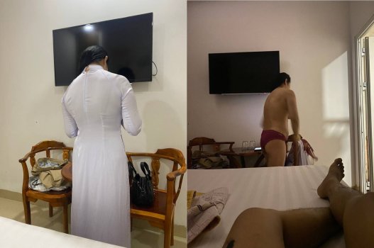 Cô giáo dâm đãng vào nhà nghỉ dạy thêm