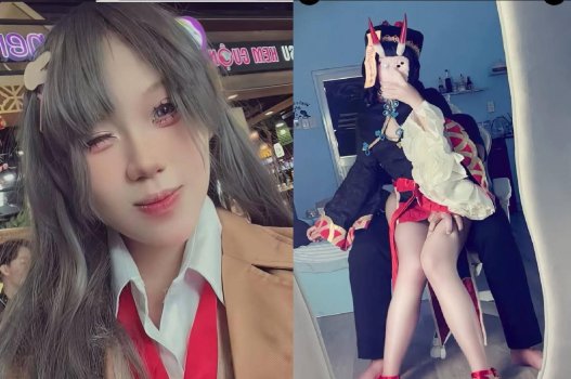 Em cosplay lộ phim sex lén lút với bạn thân ny
