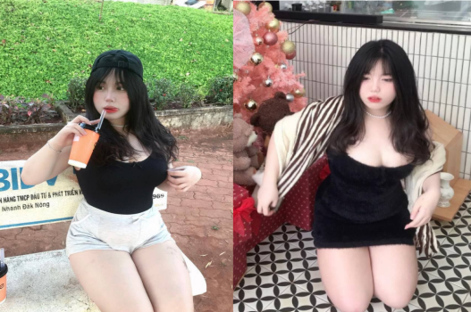 Vú khủng khiến cu bé nhỏ ngại ngùng